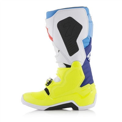 Alpinestars 2019 Tech 7 Boots - Yellow/White/Blue/Cyan
