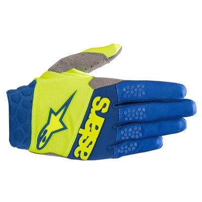 Alpinestars 2019 Racefend MX Gloves - Yellow/Blue