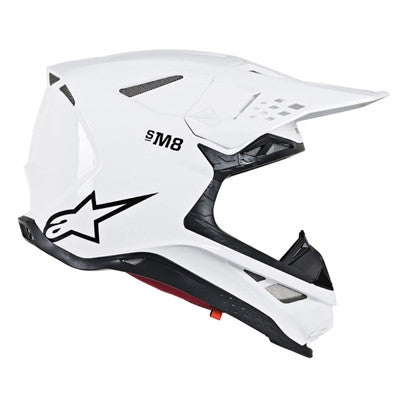 Alpinestars 2019 Supertech M8 Solid Offroad MIPS Helmet - Gloss White