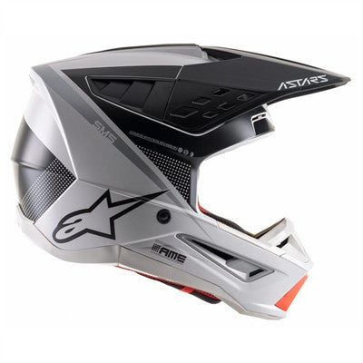 Alpinestars S-M5 Rayon Graphic Offroad Helmet - Matte Black/White/Orange Fluo