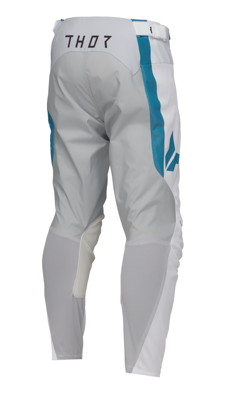 Thor 2025 LAUNCHMODE Vented Raid Jersey Pant Combo White/Gray
