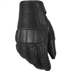 Highway 21 Trigger Leather Gloves - Black