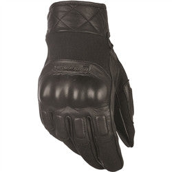Highway 21 Revolver Leather Gloves - Black