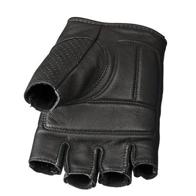 Highway 21 2019 Half Jab Perforated Gloves - Black