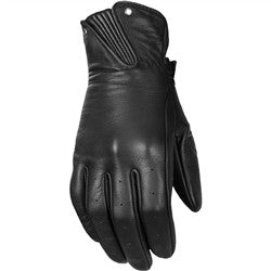 Highway 21 Womens Roulette Leather Gloves - Black