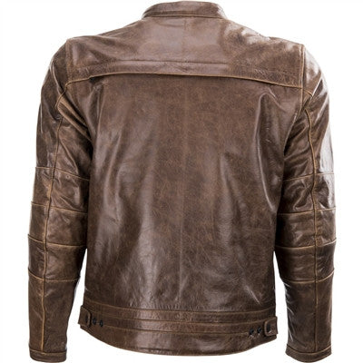 Highway 21 Primer Leather Jacket - Brown