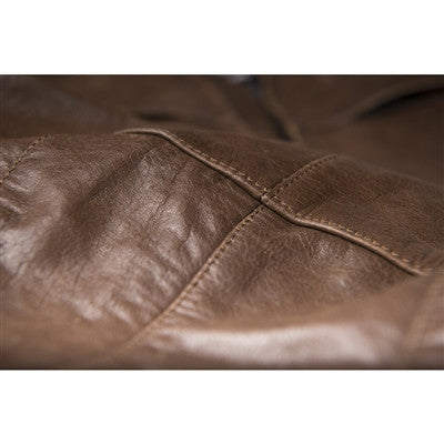 Highway 21 Primer Leather Jacket - Brown