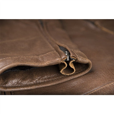 Highway 21 Primer Leather Jacket - Brown