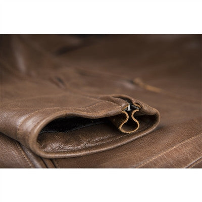 Highway 21 Primer Leather Jacket - Brown