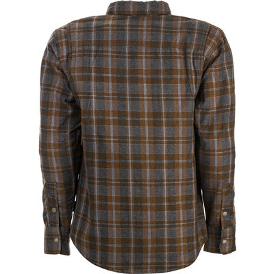 Highway 21 Marksman Riding Flannel - Brown/Tan