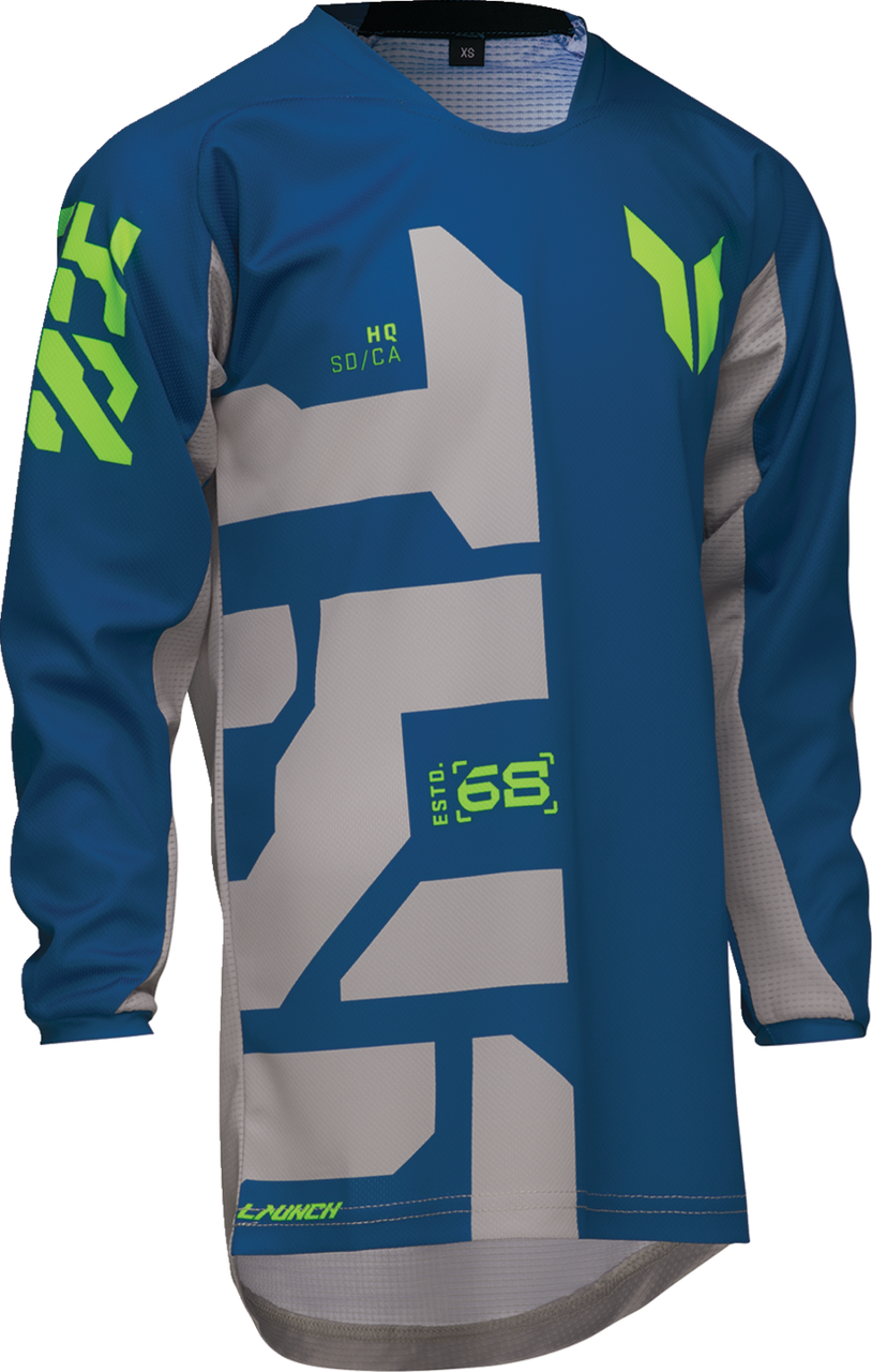 Thor 2025 Youth LAUNCHMODE Forge Jersey Blue