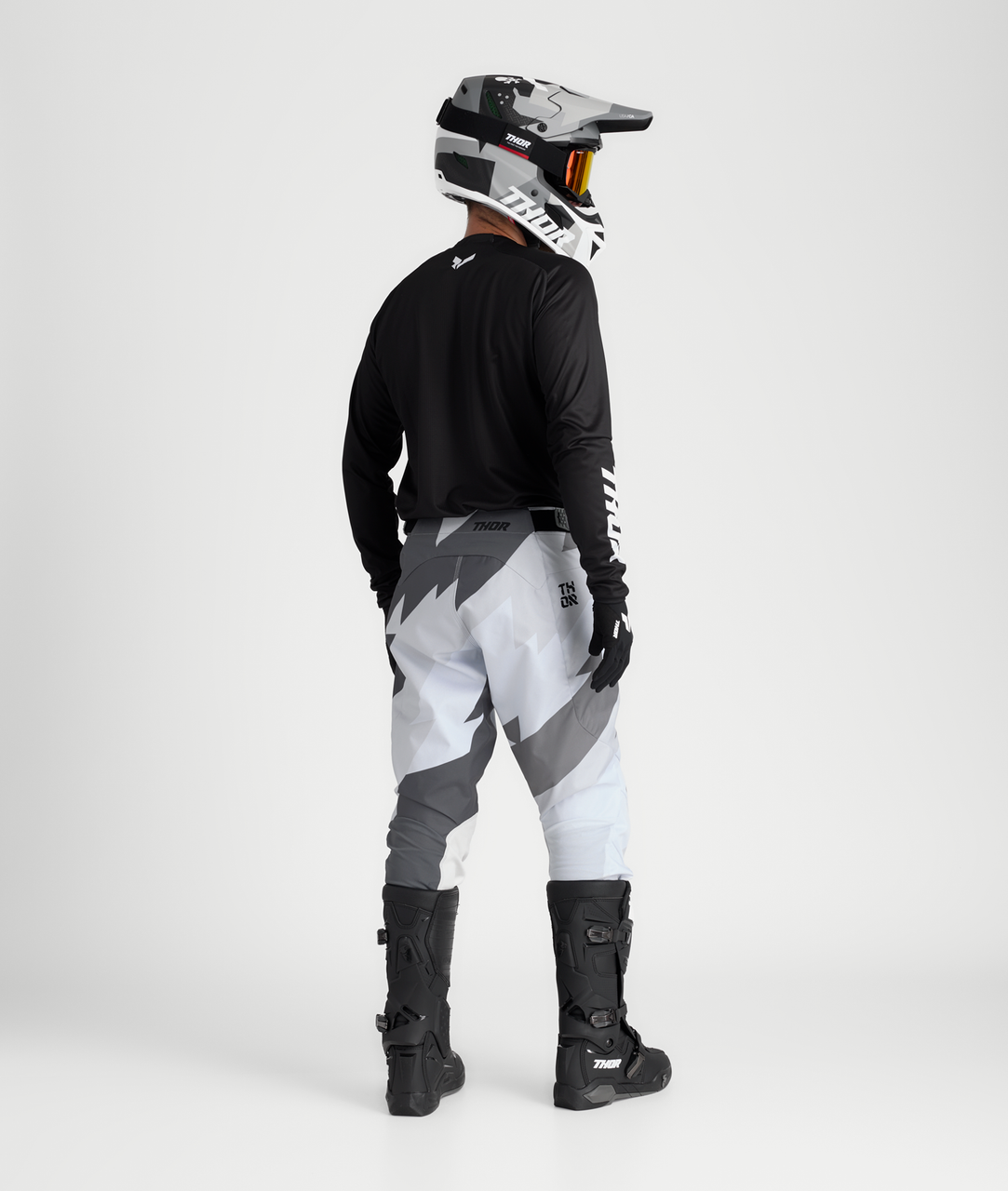 Thor 2025 LAUNCHMODE Brave Jersey Pant Combo Black/Gray