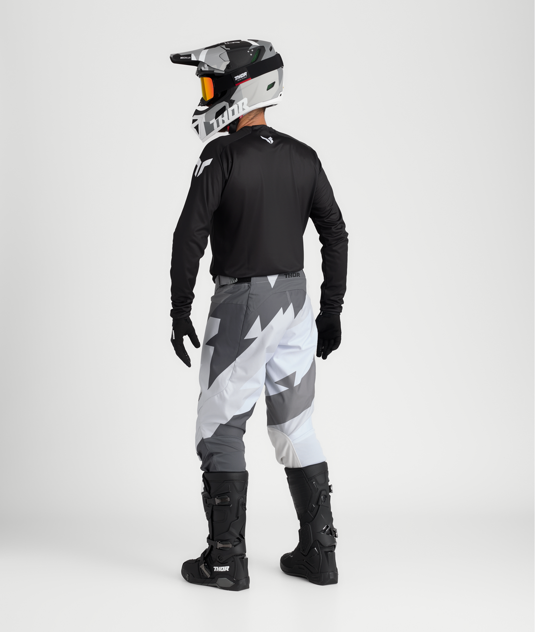 Thor 2025 LAUNCHMODE Brave Jersey Pant Combo Black/Gray