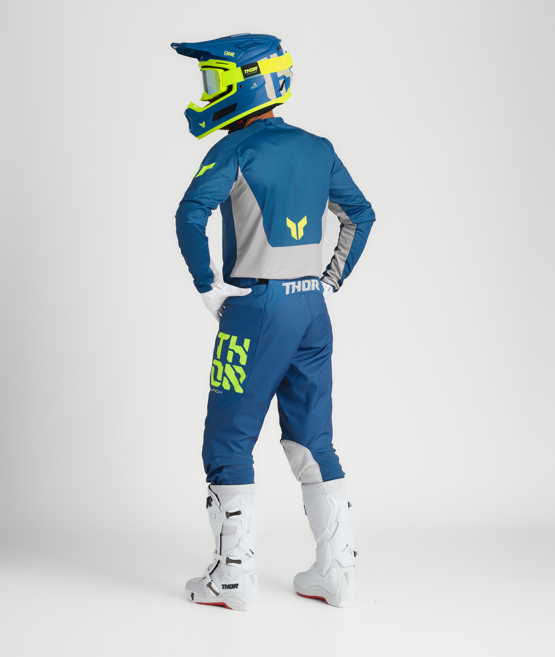 Thor 2025 LAUNCHMODE Forge Jersey Pant Combo Blue