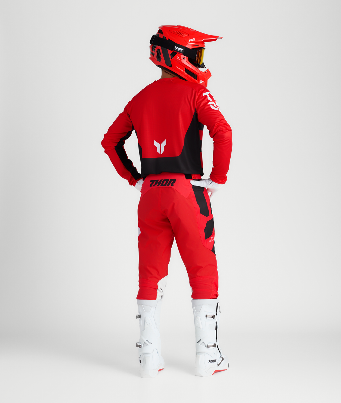 Thor 2025 LAUNCHMODE Forge Jersey Pant Combo Red