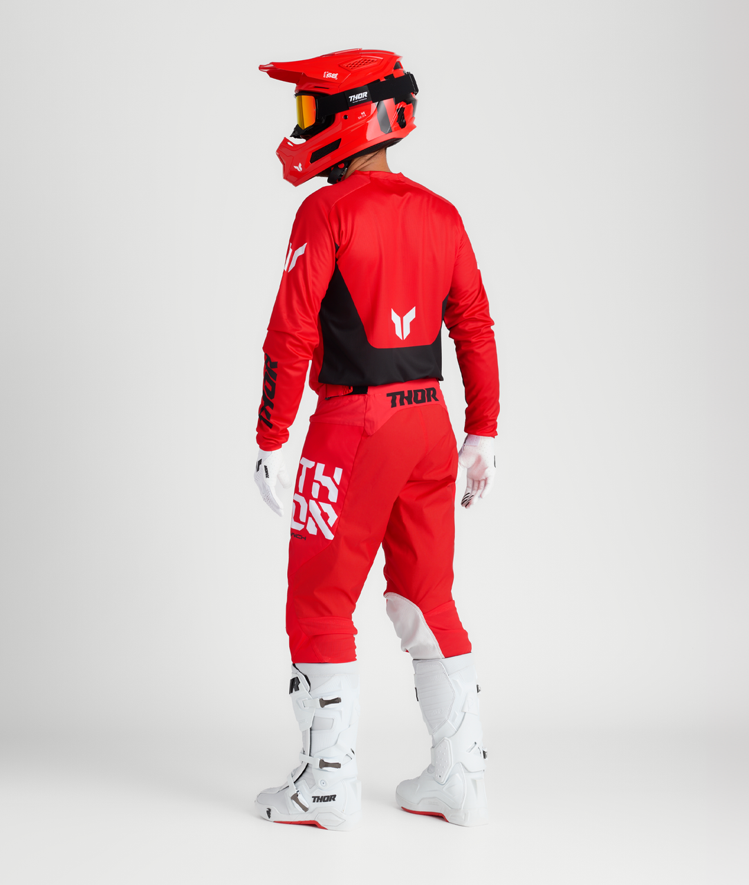 Thor 2025 LAUNCHMODE Forge Jersey Pant Combo Red