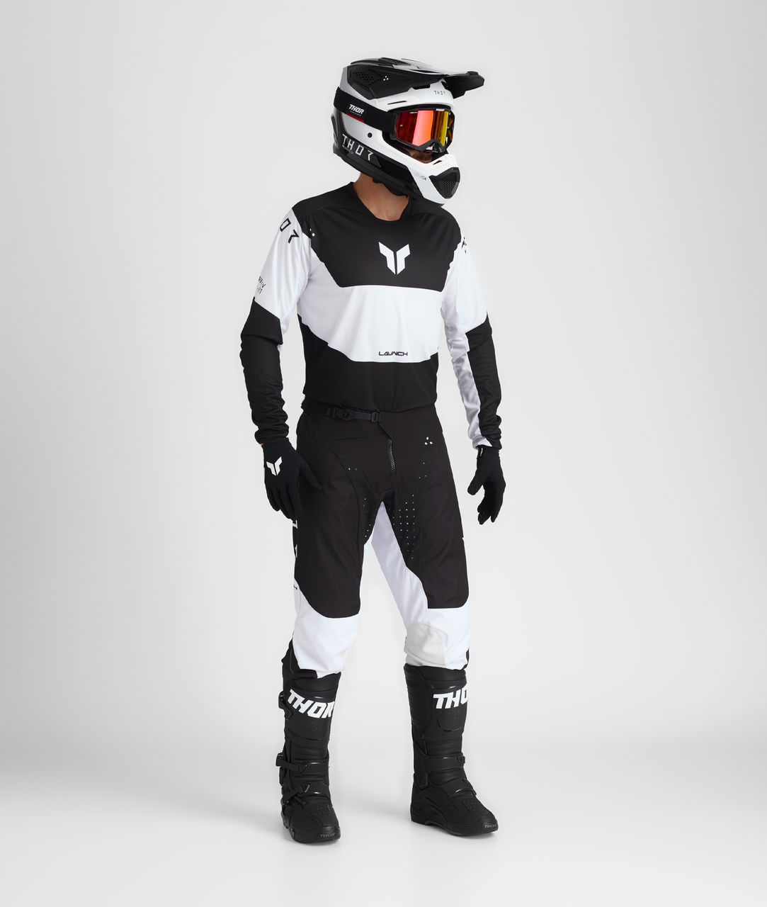 Thor 2025 LAUNCHMODE Storm Jersey Pant Combo Black