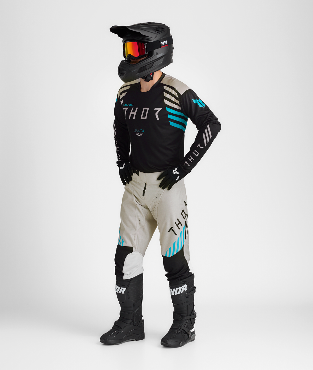 Thor 2025 LAUNCHMODE Zone Jersey Pant Combo Sand