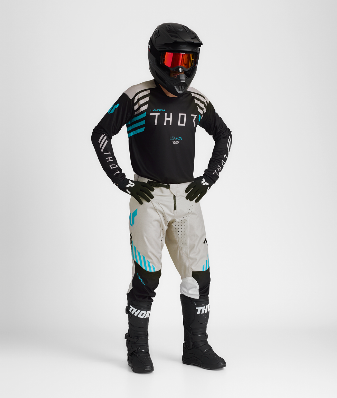 Thor 2025 LAUNCHMODE Zone Jersey Pant Combo Sand