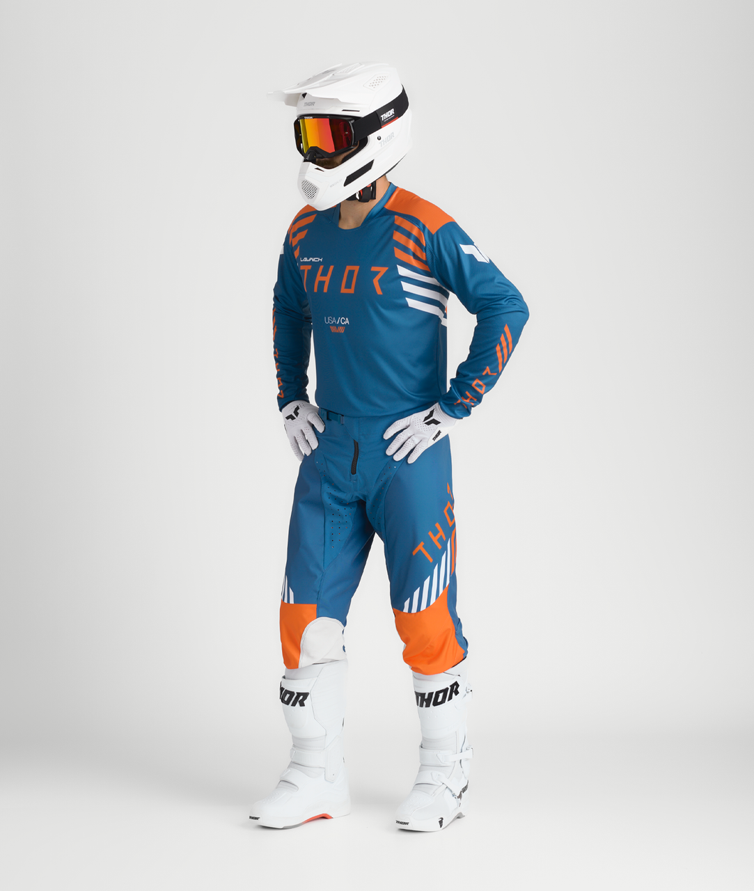 Thor 2025 LAUNCHMODE Zone Jersey Pant Combo Blue