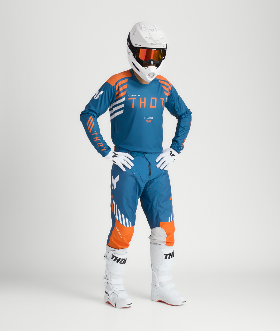 Thor 2025 LAUNCHMODE Zone Jersey Pant Combo Blue
