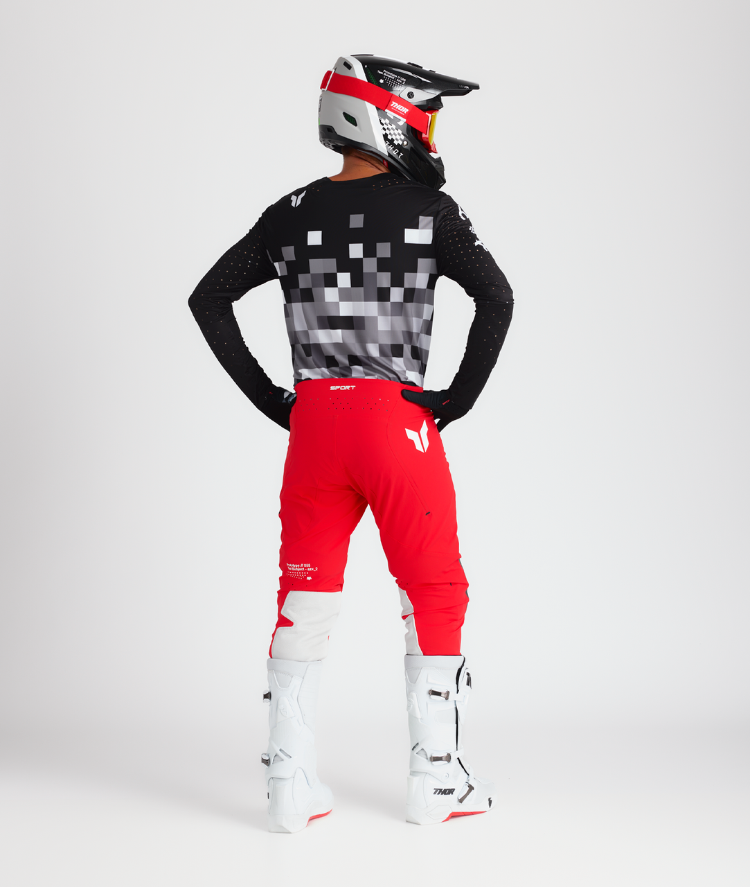 Thor 2025 SPORTMODE Riot Jersey Pant Combo Black/Red
