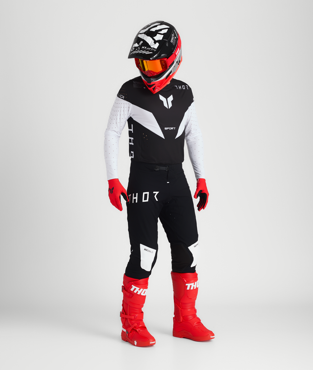 Thor 2025 SPORTMODE Strike Jersey Pant Combo Black