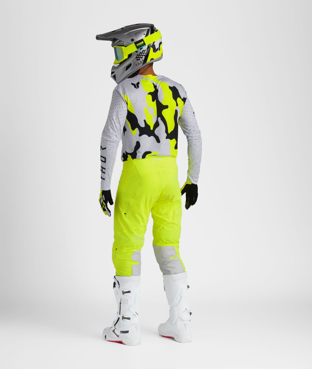 Thor 2025 SPORTMODE Riot Jersey Pant Combo White/Acid