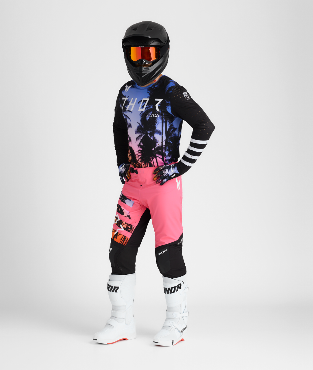 Thor 2025 SPORTMODE SD Jersey Pant Combo Black