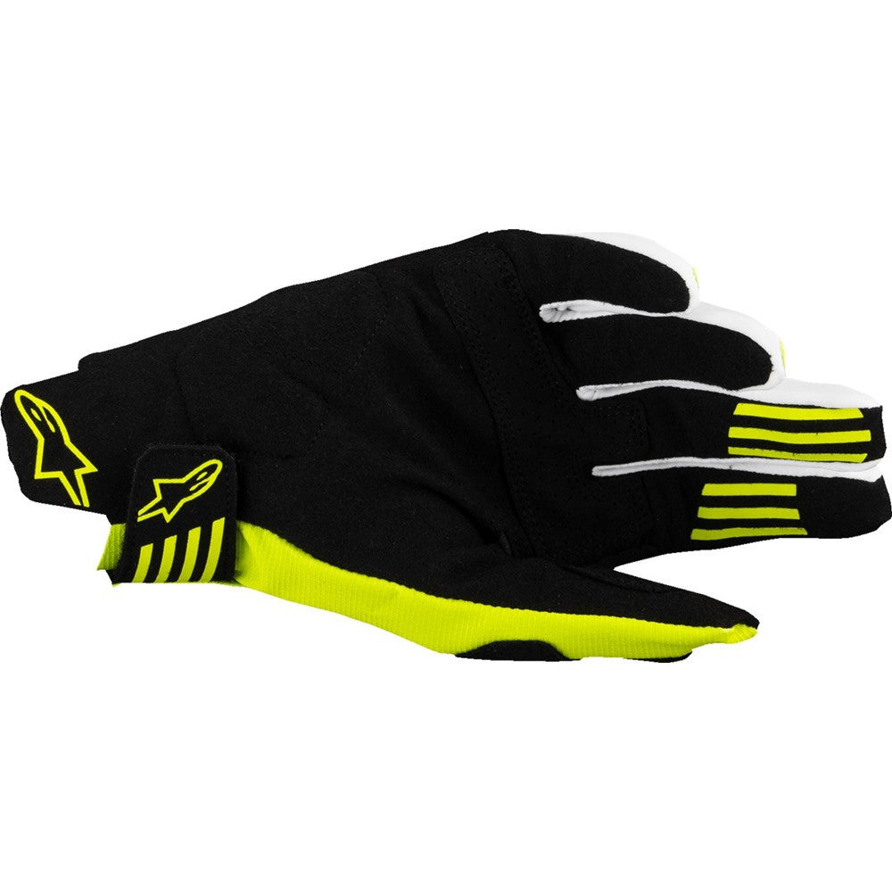 Alpinestars Techstar MX Gloves Black/Fluo Yellow