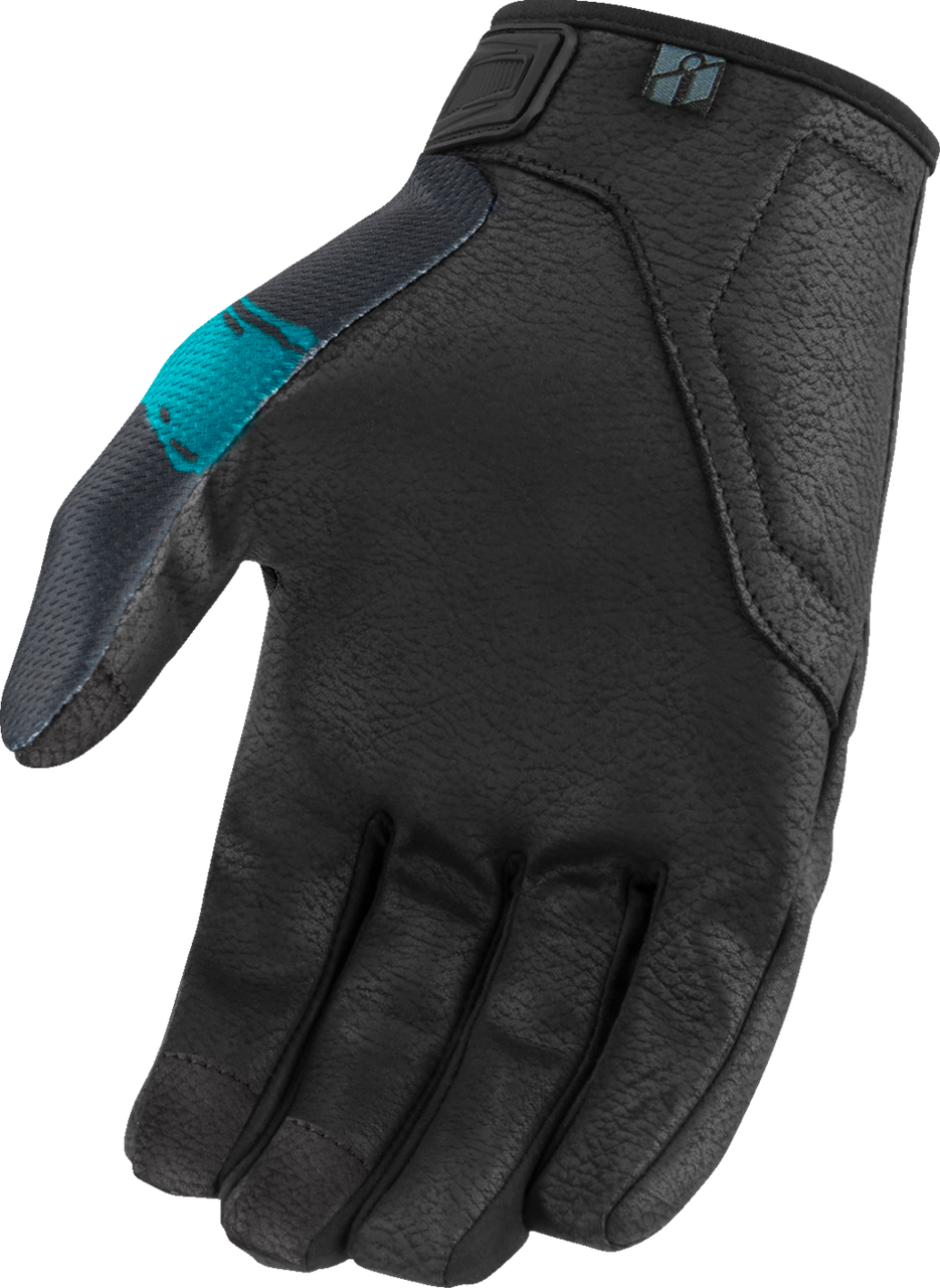 ICON Hooligan Munchies Gloves Teal