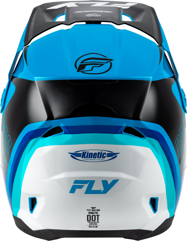 FLY Racing Kinetic Rally Offroad Helmet Blue/Black/White