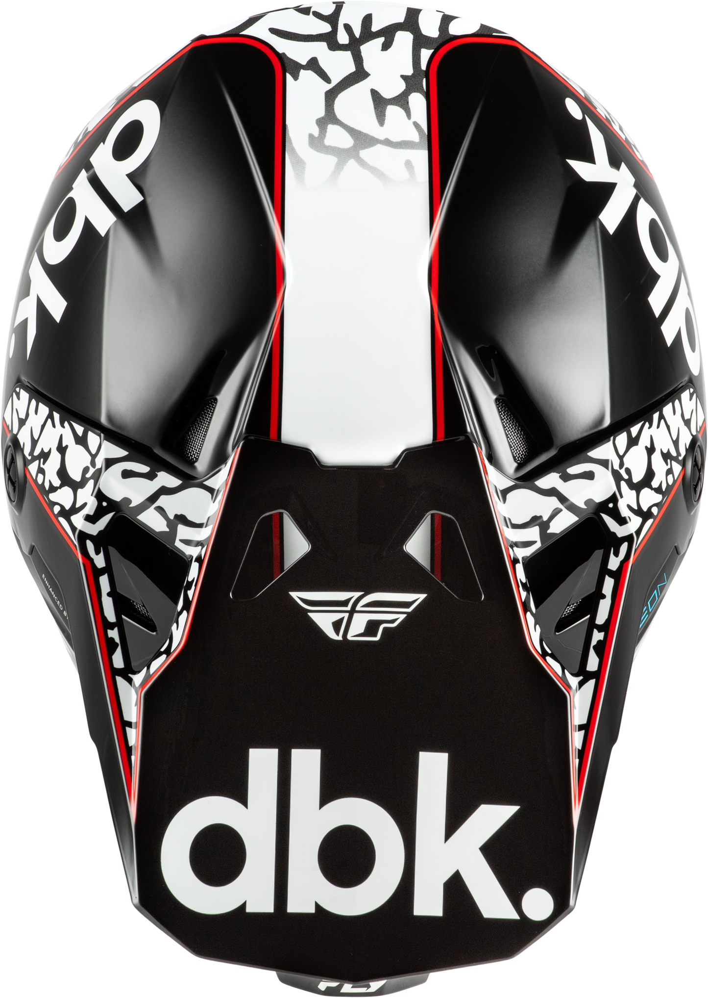 FLY Racing 2026 Formula CP DBK Helmet Black/White/Red