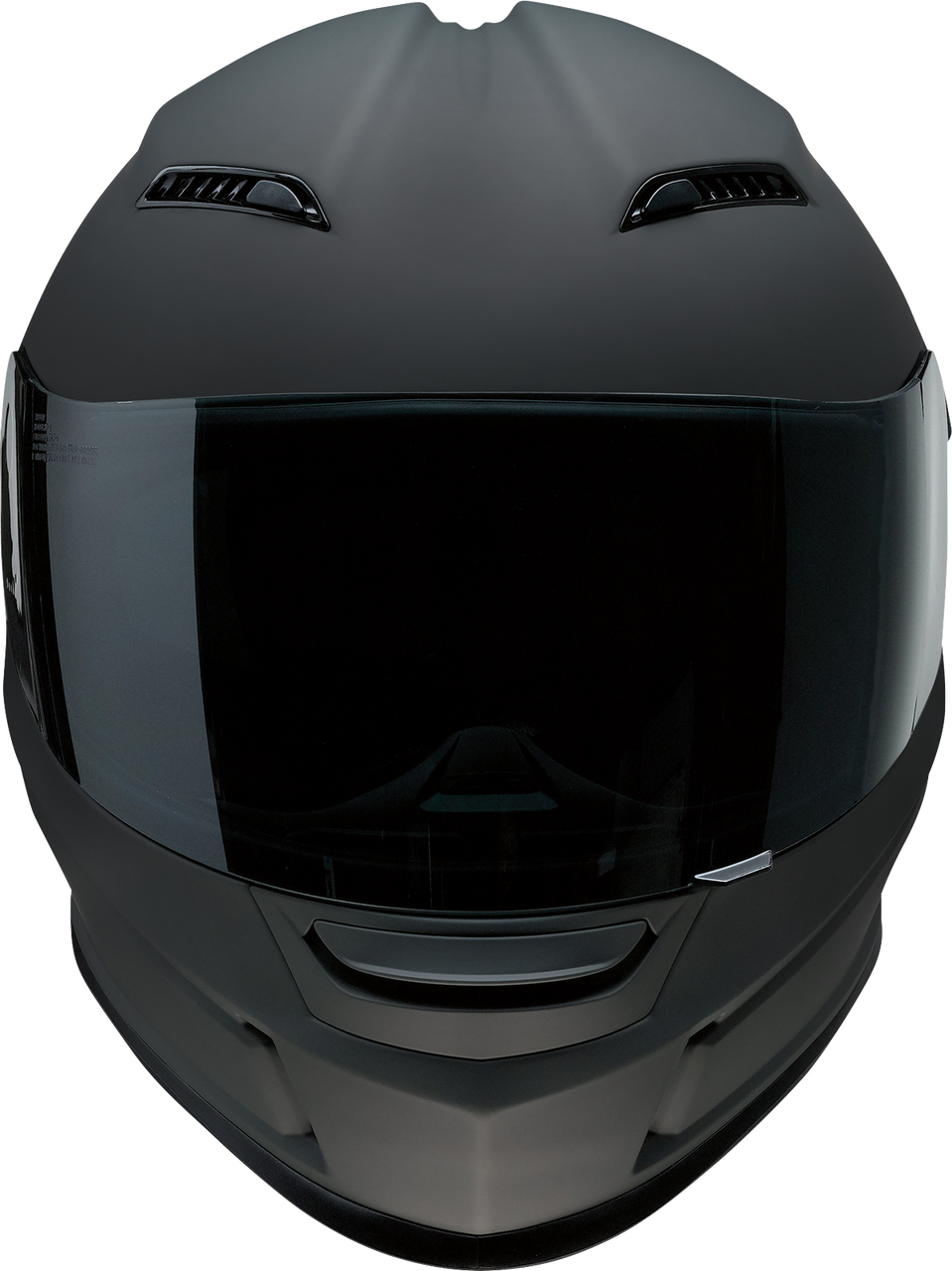 Z1R Jackal Smoke Full Face Helmet Flat Black
