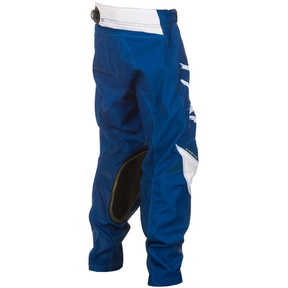 FLY Racing 2025 Youth Kinetic Stoke Jersey Pant Combo Navy/White