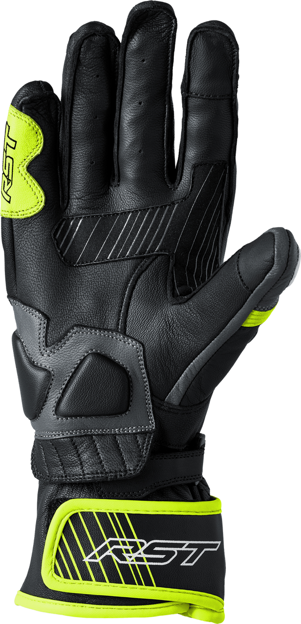 RST Fulcrum CE Gloves Grey/Flo Yellow/Black