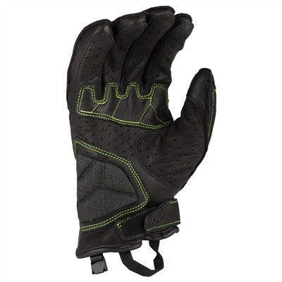 Klim Induction Touring Leather Gloves - Black Hi-Vis