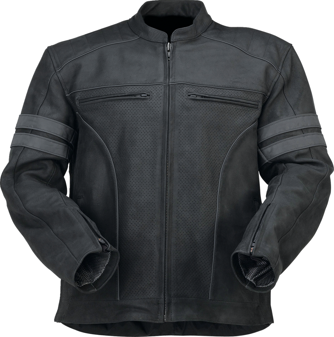 Z1R Remedy Leather Jacket Black