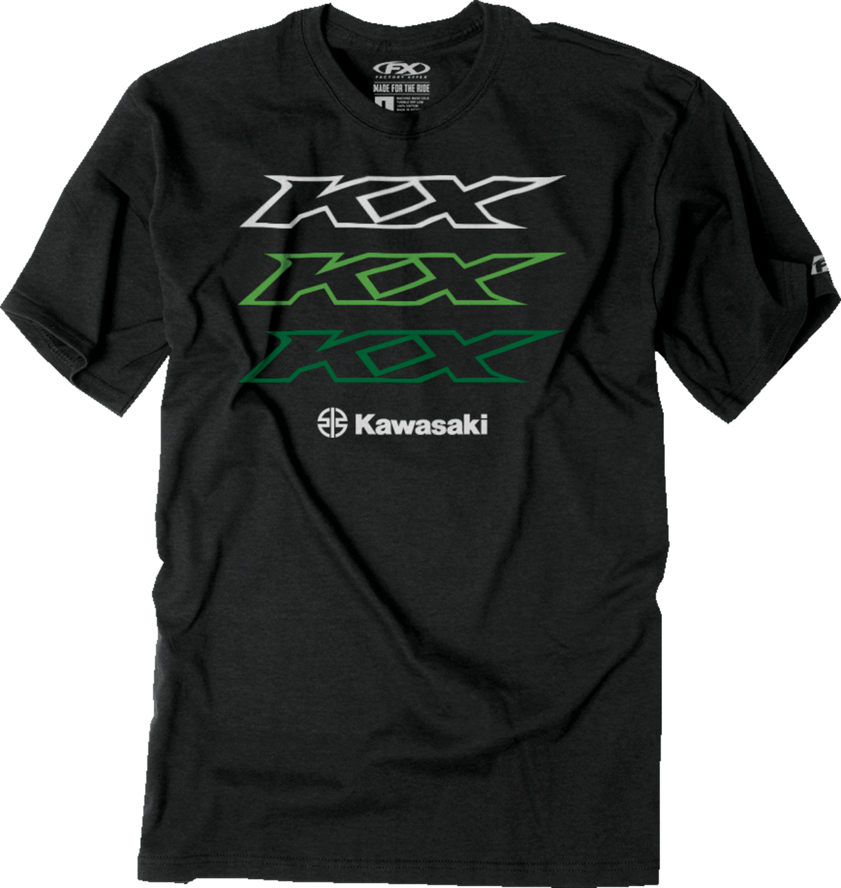 Factory Effex Kawasaki Repeater T-Shirt - Heather Charcoal