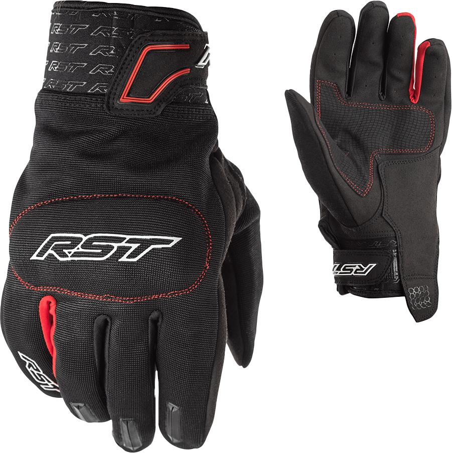 RST Rider CE Gloves Black/Red