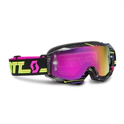 Scott Limited Edition Throwback Paint Hustle Goggle - Paint/Purple Chrome Lens