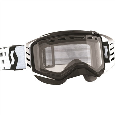 Scott Prospect Snowcross Goggle - Black/White - Clear Len
