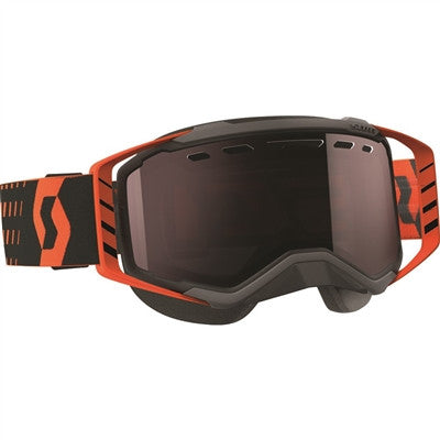 Scott Prospect Snowcross Goggle - Black/Orange - Amp Silver Chrome Len