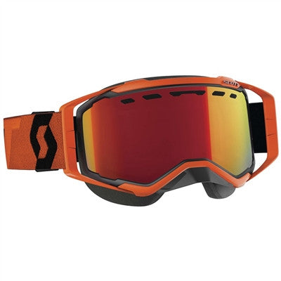 Scott Prospect Snow Cross Goggle - Orange/Black Enhancer Red Chrome Lens
