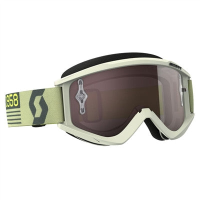 Scott Recoil Xi Goggle - Beige/Brown - Silver Chrome Works Len