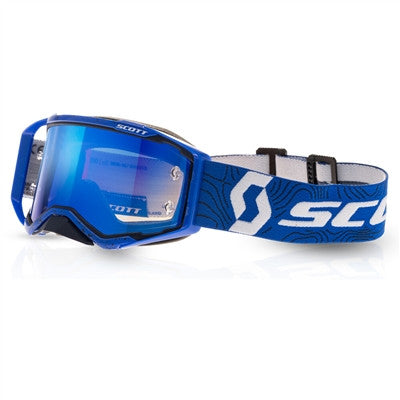 Scott Limited Edition 6 Days Italy Prospect Goggle - Blue/Blue Chrome Lens