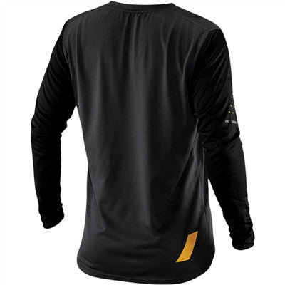 100% Longsleeve Ridecamp Bicycle Jersey - Charcoal
