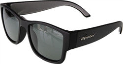 Bomber Floating and Safety Sunglasses - Matte Black Polarized Smoke