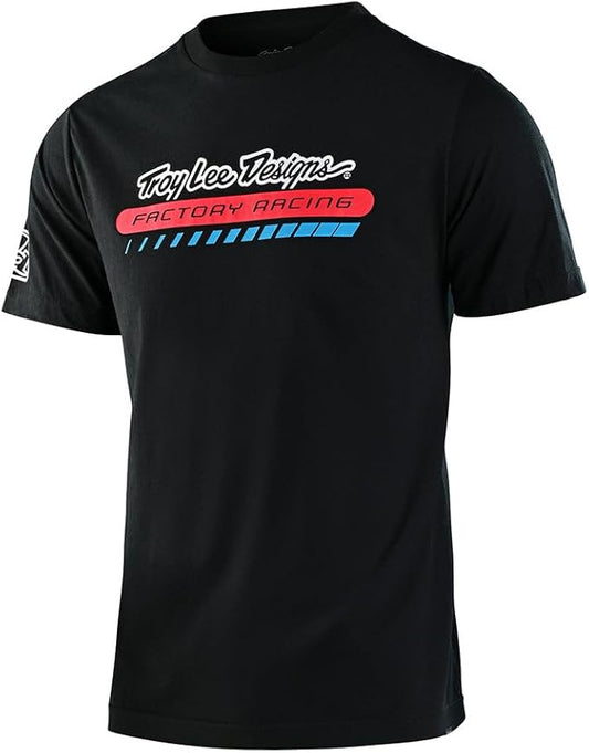 Troy Lee Designs Short Sleeve Tee TLD Factory Racing Black