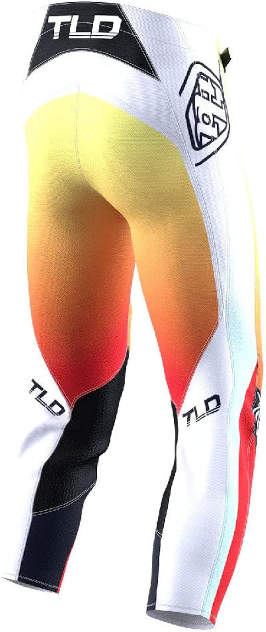 Troy Lee Designs 2023 Youth GP Jersey Pant Combo Arc Acid Yellow/Red